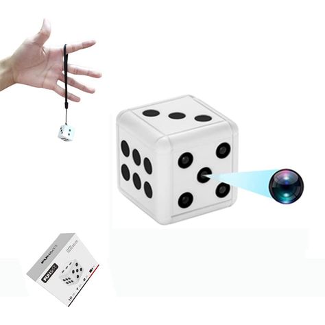 Fun&H Dice Mini (As an Amazon Associate I earn from qualifying purchases) Office Safety, Cell Phone App, Mini Spy Camera, Hidden Spy Camera, Spy Cam, Nanny Cam, Remote Viewing, Spy Gadgets, Wireless Camera