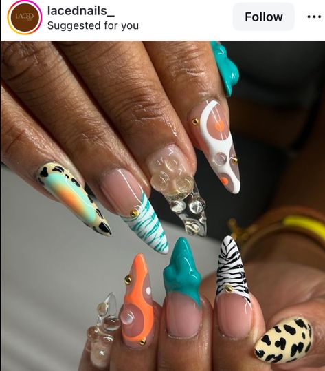 Eclectic Nails, Acrylic Nail Designs Short, Nessa Nails, Ombre Nail Design, Flower Nail Design, Nail Design Glitter, Doing Nails, Western Nails, Color For Nails