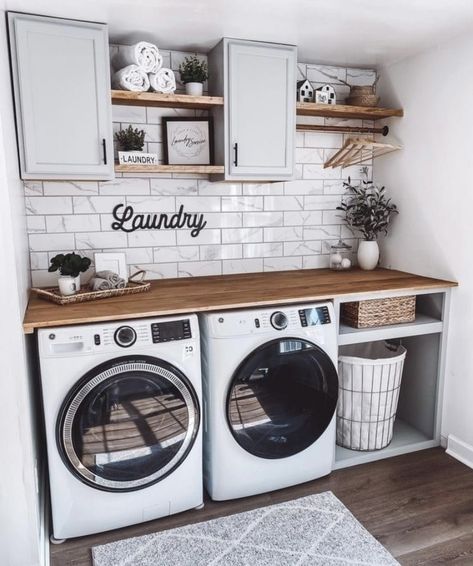 Laundy Room, Small Laundry Room Makeover, Dream Laundry Room, Laundry Room Closet, Laundry Room Layouts, Laundry Room Renovation, Modern Laundry Rooms, Laundry Room Remodel, Laundry Room Inspiration