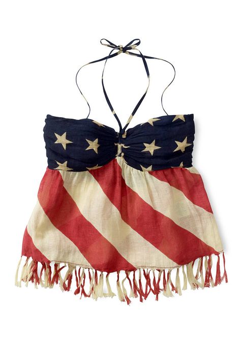 Ralph Lauren American flag halter