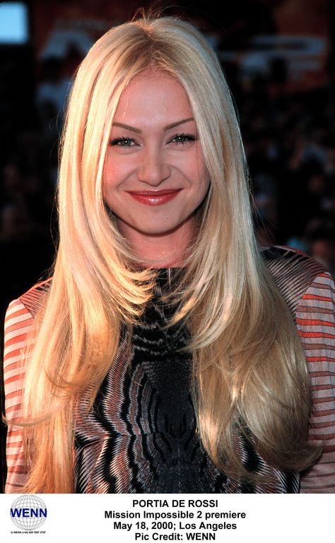 Portia Lindsey Bluth, Portia De Rossi 90s, Lindsay Lohan Hair Red, Portia De Rossi Hair, Portia De Rossi Style, Portia De Rossi Ally Mcbeal, Blonde Hair Green Eyes Celebrity, Lindsay Lohan Strawberry Blonde, Sagittarius Rising