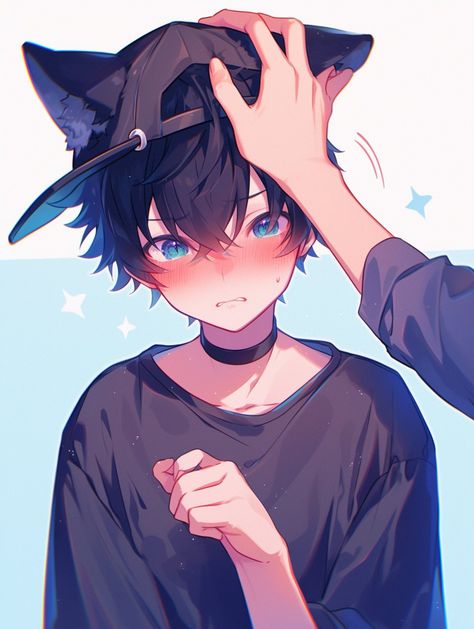 Catboy Anime, Cat Boy Oc, Anime Cat Boy, Neko Boy, Kawaii Boy, Pumpkin Images, Chibi Anime Kawaii, Whatsapp Wallpaper, Cat Boys