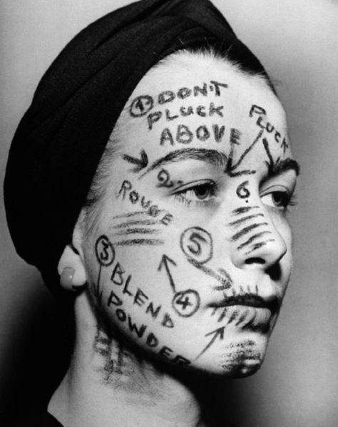 Life is full of beauty Maurizio Anzeri, Extreme Make-up, Photography Tattoo, Toxic Masculinity, Barbara Kruger, A Level Photography, Photography Shoot, Sfx Makeup, Gcse Art