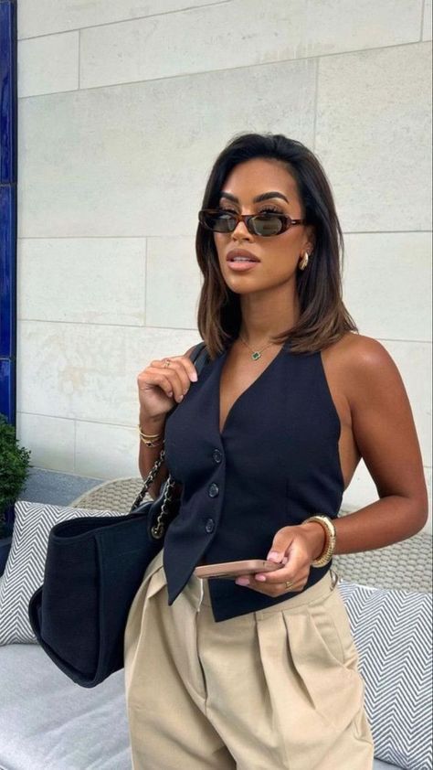 Diner Outfits, Outfits Black Women, European Fashion Summer, Corporate Baddie, Chique Outfit, Effortlessly Chic Outfits, Classy Work Outfits, Classy Casual Outfits, Dinner Outfits