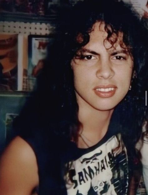 Kirk Hammett, So Pretty, Black Hair, A Woman, Hair, Black