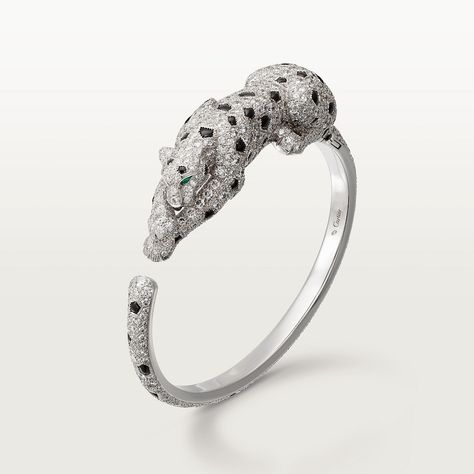 CRH6019717 - Panthère de Cartier bracelet - White gold, emeralds, onyx, diamonds - Cartier