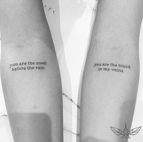 Typewriter Lettering, Matching Quote Tattoos, Quote Tattoo Ideas, Matching Bff Tattoos, Tattoos For Best Friends, Ink Therapy, Typography Tattoo, Small Quote Tattoos, Quote Tattoos