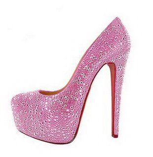 pretty princess Christian Louboutin Outlet, Sparkly Shoes, Pink Sparkly, Louboutin Heels, Pink Pumps, Fashion High Heels, Pink Shoes, Shoe Obsession, Louboutin Shoes