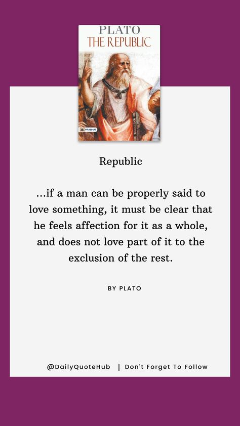 Plato’s Republic is a foundational work of Western philosophy that explores profound questions about justice, power, and the ideal society. Through dialogues, primarily led by Socrates, Plato examines the nature of justice, the role of individuals in society, and the characteristics of a just ruler. The work introduces the concept of philosopher-kings as ideal leaders and presents the famous Allegory of the Cave, reflecting on enlightenment and reality. It remains a timeless study of human natur Allegory Of The Cave, Plato Quotes, Western Philosophy, Empowering Books, Symbolic Art, Socrates, The Republic, Ruler, Philosophy