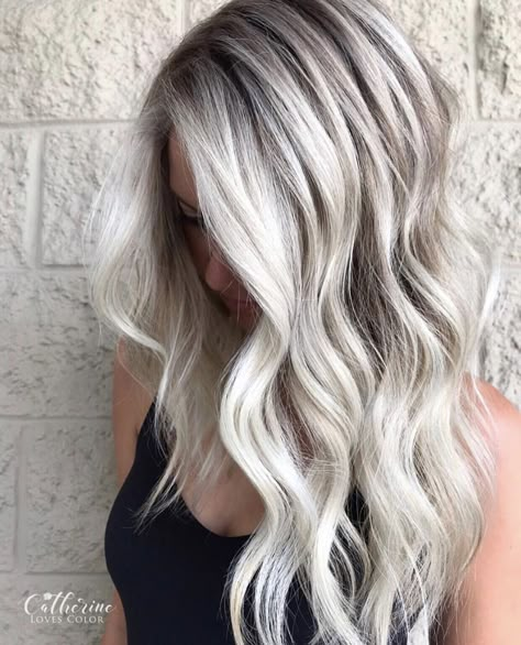 Platinum is high maintenance but so beautiful 😍  #longhair #platinumblonde #platinumhairstyles  #healthyhair Ice Blonde Hair Color, Icy Ash Blonde Hair, Blonde Hair Color Shades, Blond Hairs, Long Hair Looks, Blonde Hair Colour Shades, Ice Blonde Hair, Icy Blonde Hair, Silver Blonde Hair