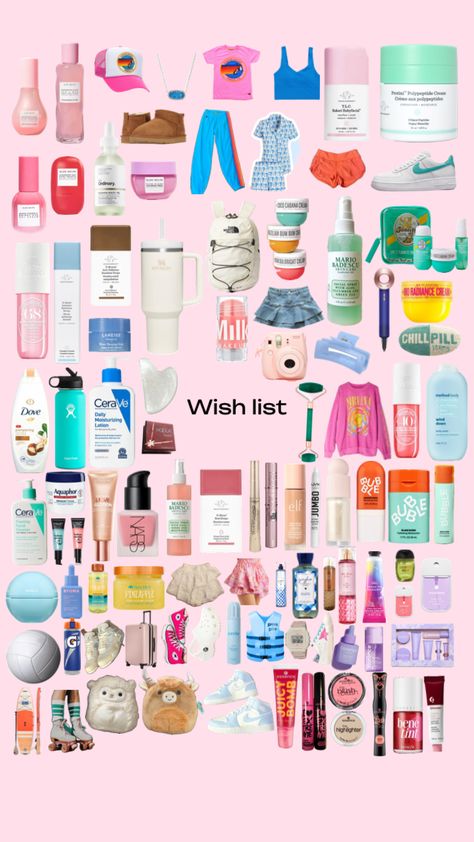 Birthday Wish List Ideas, Things To Put On Your Christmas List, Things Girls Need, Christmas List Ideas Teenage Girl, Birthday List Ideas, Things To Get For Christmas, Preppy Christmas List, Preppy Wishlist, Preppy Christmas Gifts