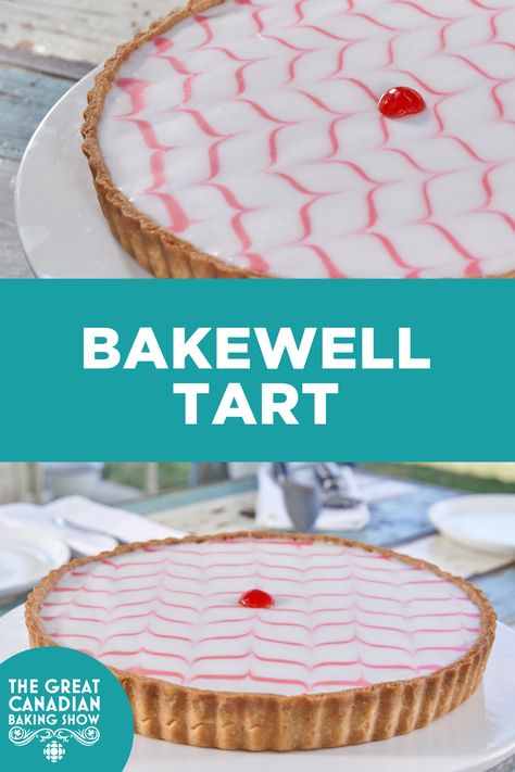 Bakewell Tart Recipe, Short Crust Pastry, British Baking Show Recipes, British Bake Off Recipes, Bake Off Recipes, Cherry Bakewell, British Desserts, Bakewell Tart, Summer Baking