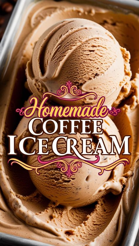 Get ready for creamy, dreamy coffee ice cream made right at home! This homemade coffee ice cream recipe is rich, velvety, and loaded with that bold coffee flavor you love. Made with simple steps, this recipe is perfect for coffee enthusiasts who want a dessert twist. Whip up a batch and enjoy coffee-flavored bliss any time! #CreamyCoffeeIceCream #HomemadeGoodness #DessertRecipe #CoffeeDesserts #HomemadeTreats #EasyIceCream #CoffeeIceCreamRecipe #DeliciousDesserts Coffee Ice Cream Recipe No Egg, Homemade Coffee Ice Cream, Brown Sugar Glazed Salmon, Coffee Ice Cream Recipe, Ice Cream Coffee, Salmon Glaze Recipes, Pumpkin Cookie Recipe, Creamy Coffee, Ice Cream Ingredients