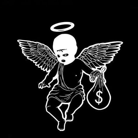 Angel, Money, Black