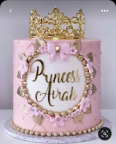 Princess Baby Shower Cake, Disney Princess Birthday Cakes, Girly Birthday Cakes, Cake Designs For Girl, Princess Birthday Party Decorations, Disney Princess Cake, Princess Theme Birthday, Princess Theme Birthday Party