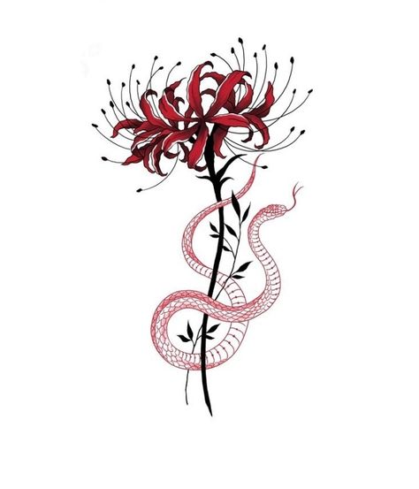 Lily Tattoo Design, Magic Runes, Small Girly Tattoos, Red Spider Lily, Dragon Tattoo For Women, Clever Tattoos, Greek Tattoos, Cute Tiny Tattoos, Lily Tattoo