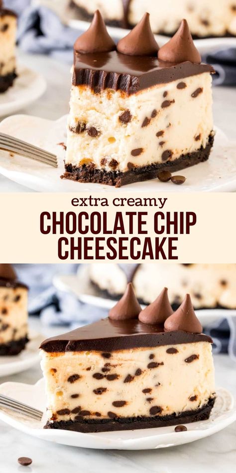 Oreo Cookie Crust, Chocolate Chip Cheesecake, Vanilla Cheesecake, Oreo Crust, Ny Style, Cheesecake Desserts, Oreo Cookie, Cookie Crust, Sweet Snacks Recipes