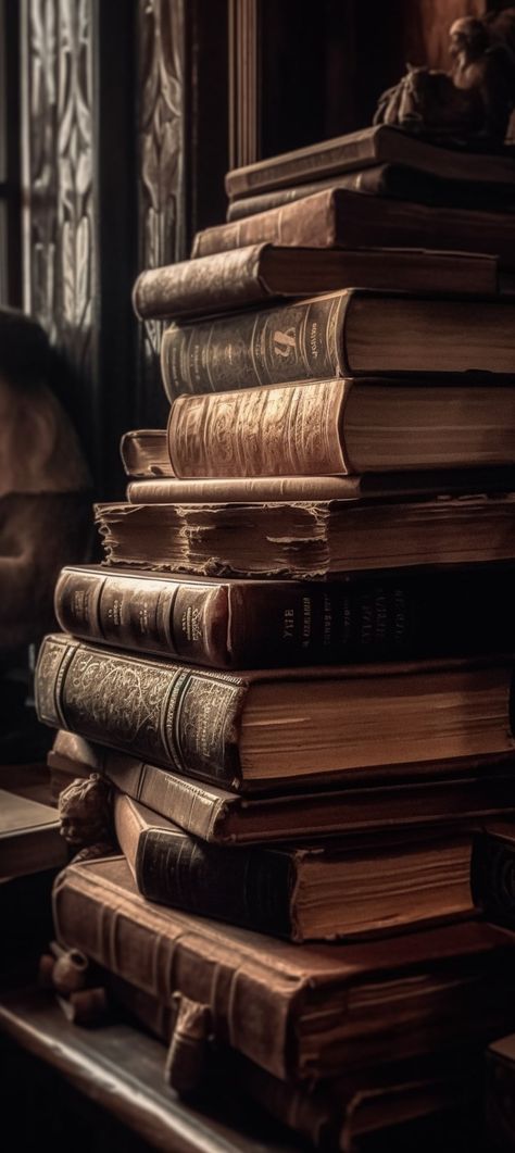 Images Of Books, Books Aesthetic Reading, Darkest Academia, Aesthetic Reading, Dark Acadamia, Pile Of Books, Library Aesthetic, Book Background, Free To Use Images