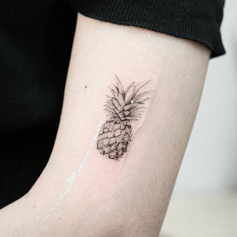 Pinapple Tattoos, Pineapple Tattoo, Cage Tattoos, Hindu Tattoo, Christian Tattoo, Belly Tattoos, Thailand Tattoo, Ribcage Tattoo, Fineline Tattoo