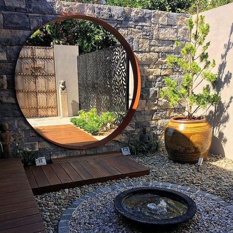 Small Japanese Garden, Japanese Garden Landscape, Zen Garden Design, Front Yard Design, Japanese Garden Design, Have Inspiration, Yard Design, Front Yard Landscaping Design, Back Garden