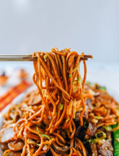 Our Top 50 Most Underrated Recipes - The Woks of Life Pork Lo Mein Recipe, Fried Flounder, Chinese Roast Pork, Lo Mein Recipe, Vegetable Lo Mein, Tofu Noodles, Wok Of Life, Chinese Bbq Pork, Woks Of Life