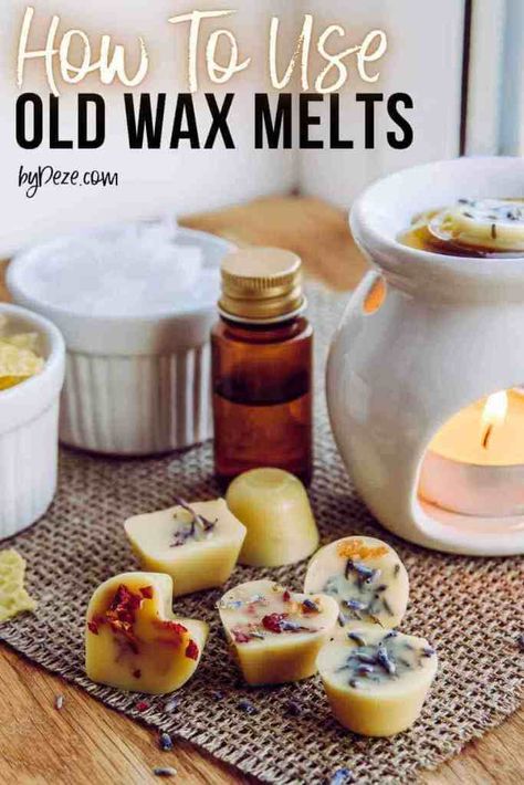 Repurpose Candle Wax, Reuse Candle Wax, Leftover Candle Wax, Make Wax Melts, Melts Recipes, Homemade Wax Melts, Leftover Candle, Wax Melts Recipes, Diy Wax Melts