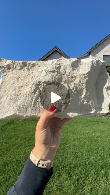 Natalia | Custom Home Build Design Inspo+Luxury Dupes for Less on Instagram: "One of my favorite materials we used in our home is the Casa Blanca stone from @eldoradostone . It’s warm and gives me those Old World European vibes I was going for .   ✨LIKE ✨SAVE ✨SHARE   If you enjoy following our experience building our custom home , learning from our victories and mistakes, some DIY projects and making our house a home ✨FOLLOW  US   @ourlittlepieceofidahome   Design inspo modern Mediterranean European vibes home with an old world charm exterior stone and creamy beige stucco finish   #modernmediterranean #customhomedesign #customhomes #stucco #oldworldcharm #oldworldarchitecture #beigeaesthetic" Casa Blanca Stone Fireplace, European Stone House, Cream Stone House Exterior, Casa Blanca Eldorado Stone, Eldorado Stone Casa Blanca Rough Cut, Stone And Stucco House Exterior, Exterior Stone And Siding Combinations, White Stone House Exterior, Stone Cottage Exterior