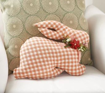 Spring & Easter Décor - QVC.com Page 5 Springtime Decor, Valentine Stuff, Dec Pillows, Shaped Pillow, Spring Bunny, Easter Crafts Diy, Holiday Pillows, Spring Easter Decor, Spring Easter