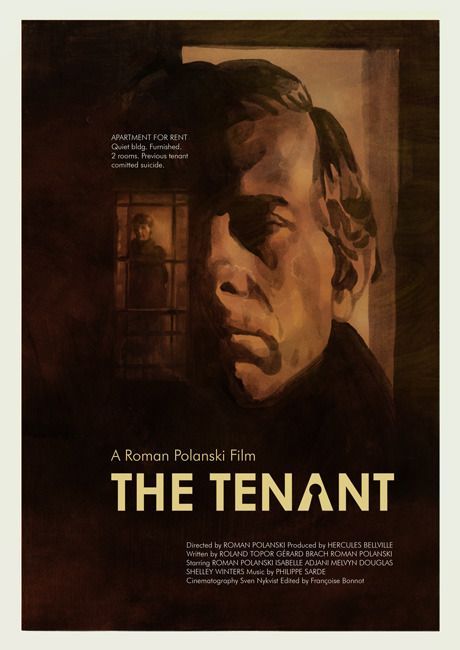 The Tenant (1976) 70s Films, Music Cartoon, Film Posters Art, Movie Directors, Roman Polanski, The Tenant, Horror Posters, Thriller Movies, Retro Videos