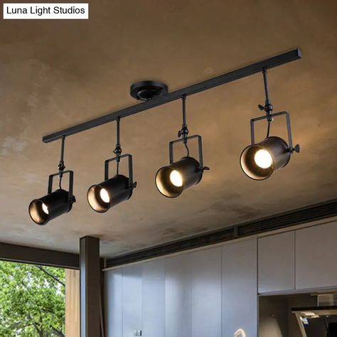 Modern track lighting kitchen