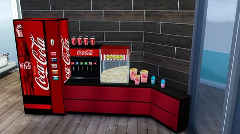 Kylie Palette, Lotes The Sims 4, Furniture Cc, Jamba Juice, Cc Mods, Soda Machines, Sims 4 Clutter, At The Movies, Drinks Machine