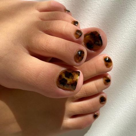 Meg’s Nails on Instagram: “🤎Tortie Toes🤎 . Tis the tortie season!!! Not really the season to launch pedis but here I am anyway! 😁 . Sorry to all the feet phobes but…” Leopard Print Pedicure, S Nails, Nails Toes, Print Tattoos, Paw Print Tattoo, Paw Print, Leopard Print, Product Launch, Nails