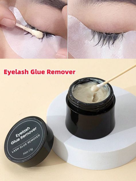 Eyelash Glue Remover,15g Cream Lash Extension Remover Dissolves Powerful Eyelash Glue Remover Low Irritation eyelash remover for lash extensions Lash Glue Remover for Sensitive Skin ,for Eyelash ExtensionsI discovered amazing products on SHEIN.com, come check them out! Eyelash Glue Remover, Lash Glue Remover, Eyelash Remover, Glue Remover, Tech Business, Lash Tech, Hairstyles For Layered Hair, Eyelash Tools, Lash Extension