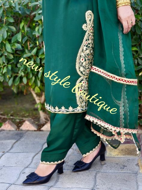 Punjabi Suits Designer, Punjabi Dress Design, Punjabi Suit Neck Designs, Boutique Style Dresses, Embroidered Suits, Patiala Suit Designs, Punjabi Suits Designer Boutique, Embroidery Suits Punjabi, Beautiful Bridal Dresses