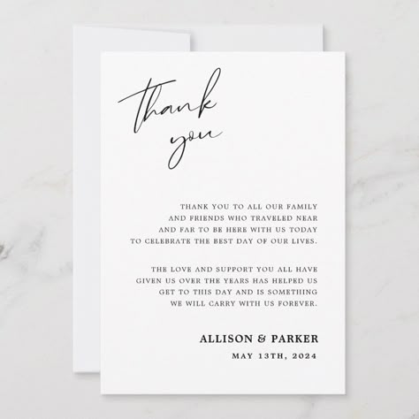 Wedding Thank You For Coming, Thank You Note To Wedding Guests, Thank You Guests Wedding Note, Thank You Card For Wedding, Thank You Notes Wedding, Thank You For Wedding Guests, Thank You Message For Wedding Guests, Wedding Thank You Cards Wording Messages, Thank You Card For Wedding Guests