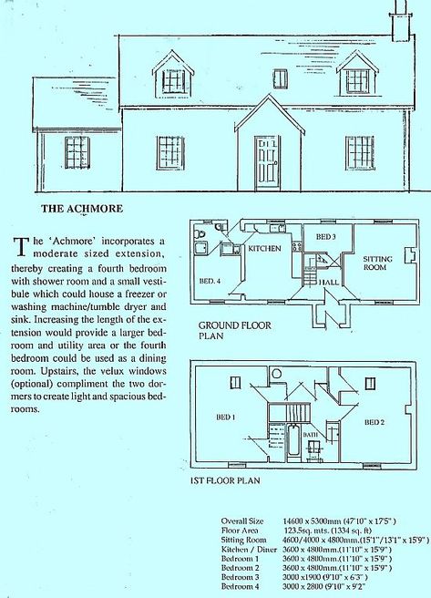 Scottish House Plans, Irish Cottage Layout, Small British Cottage, Scottish Cottage Floor Plans, Farmhouse Blueprints, Irish House Plans, Cottage Layout, Scottish Cottage, Irish Farmhouse