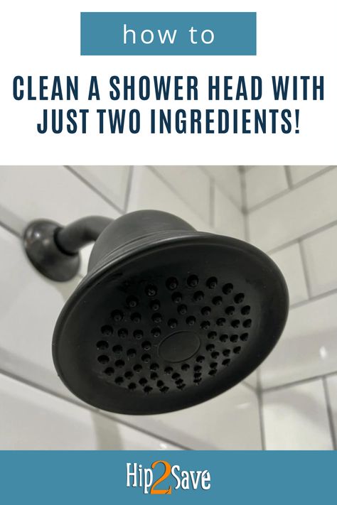 Clogged shower head? Clean a clogged shower head with these two simple and natural ingredients. This DIY shower head cleaner is easy to use because you can clean your shower head without removing it. Home Cleaning List, Clean Aesthetic Bedroom, Clean A Shower Head, Clean Girl Wallpaper, Shower Head Cleaner, Diy Shower Cleaner, Bronze Shower Head, Wallpaper Clean, Homemade Shower Cleaner