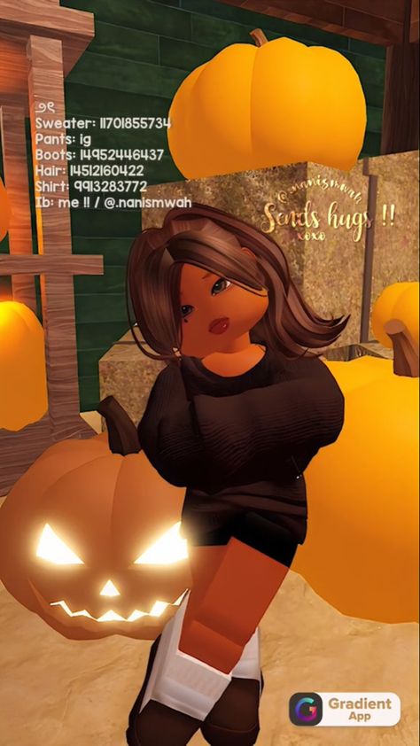 Bloxburg Fall Outfit Codes Brown Hair, Bloxburg House Ideas Autumn Layout, Cute Fall Berry Avenue Outfits, Fall Roblox Avatar Ideas, Cute Berry Avenue Outfits Codes Fall, Fall Outfits Berry Ave, Berry Avenue Codes Clothes Autumn, Halloween Outfits Berry Ave, Berry Avanue Codes Outfit School