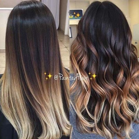 Chocolate Brunette, Brunette Ombre, Brown Ombre Hair, Brown Hair Balayage, Brown Blonde Hair, Ombre Hair Color, Ombre Color, Hair Painting, Blonde Ombre