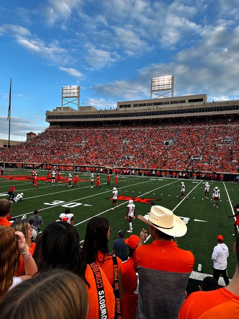 Oklahoma State Football, College Wallpaper, College Things, Osu Cowboys, Go Pokes, College Aesthetic, Oklahoma State Cowboys, Oklahoma State University, Dream School