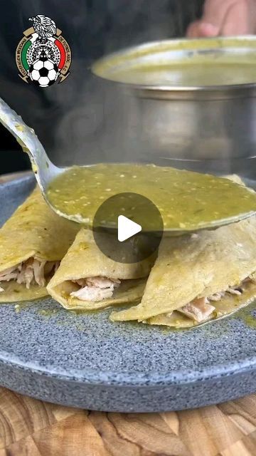 Mexi Canita on Instagram: "Enchiladas Verdes" Mexican Authentic Recipes, Chili Verde Enchiladas, Gorditas Recipe Mexican, Authentic Mexican Food Recipes, Salsa Verde Enchiladas, Gorditas Recipe, Mexican Food Dishes, Mexican Menu, Homemade Salsa Recipe