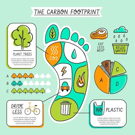 Footprint Poster, Reducing Carbon Footprint, Graphic Design Infographic, Paris Agreement, Carbon Offset, Innovation Strategy, How To Eat Less, Carbon Footprint, Water Plants