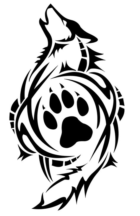 Edited at http://lunapic.com Wolf Paw Tattoos, Stammestattoo Designs, Wolf Paw Print, Paw Print Decal, Wolf Paw, Kunst Tattoos, Paw Tattoo, Wolf Tattoo Design, American Tattoos