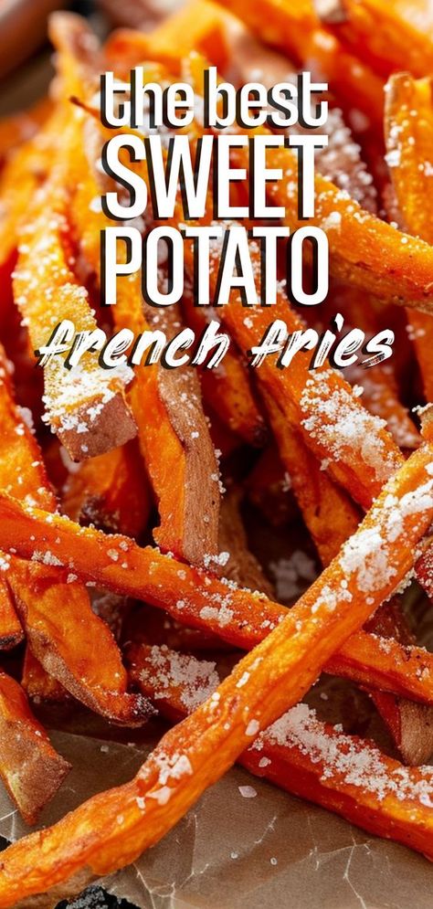 Sweet Potato Fries [45 Minutes] – Chasety Sweet Potato Fries Seasoning, Homemade Sweet Potato Fries, Savory Sweet Potato, Air Fryer Sweet Potato Fries, Making Sweet Potato Fries, Sweet Potato Dishes, Sweet Potato Recipes Fries, Crispy Sweet Potato Fries, French Fried Potatoes