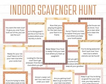 Teen Sleepover Games, Treasure Hunt Outdoor, Indoor Treasure Hunt, Teen Games, Fall Scavenger Hunt, Teen Sleepover, Treasure Hunt Games, Treasure Hunt Clues, Scavenger Hunt Clues