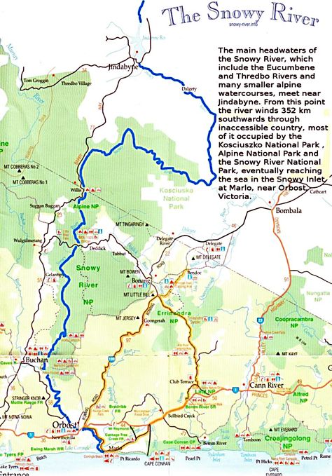 Snowy River map The Man From Snow River poem is also at the link. That must have been the first time I've read it since I left school. A Song To Drown Rivers, Saryu River, River Poem, The Man From Snowy River, Man From Snowy River, Abstract Mosaic Art, River Map, Great River Road, Snowy River