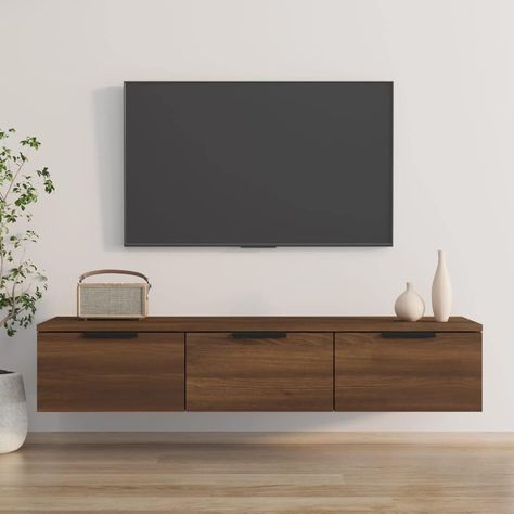 Tv Set Up, Wall Mounted Tv Cabinet, Floating Tv Stand, Wood Tv Stand, Trunks And Chests, Hanging Cabinet, Storage Furniture Bedroom, Tv Set, Wood Tv