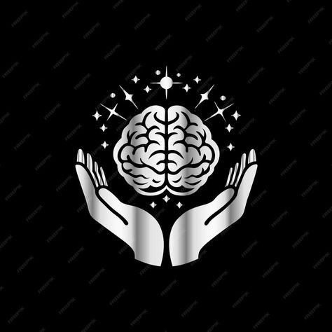 A brain with the brain drawn on it | Premium AI-generated vector Brain Aesthetic, Brain Vector, Brain Drawing, Brain Logo, Black N White, The Brain, Graphic Resources, Brain, Graphic Design