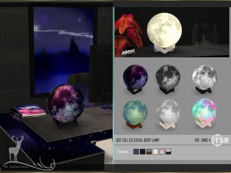 Sims 4 Cc Moon Clothes, Sims 4 Space Bedroom Cc, Sims 4 Alien Furniture, Sims 4 Astronomy Cc, Moon Cc Sims 4, Sims 4 Table Lamp Cc, Sims 4 Crystals, Space Sims 4 Cc, Sims 4 Celestial Cc