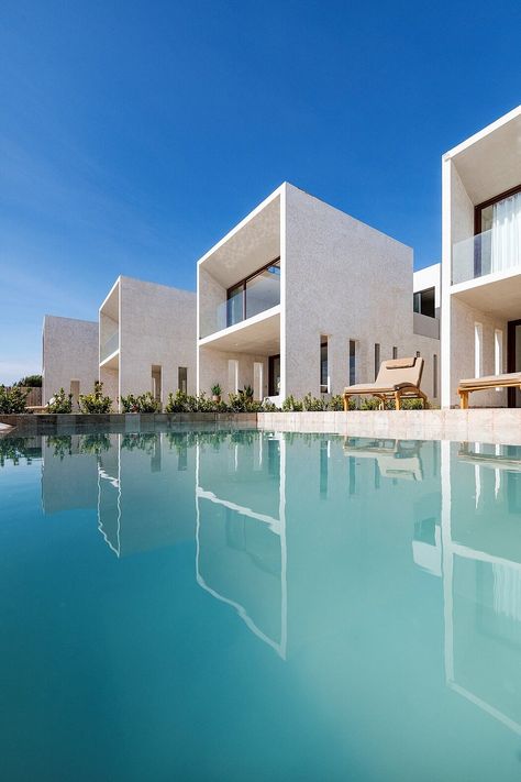 Casamar Housing Complex: Beachfront Getaway in Peru Beach Houses Architecture, Beach Architecture, 2022 Picture, Beachfront House, Greece Beach, Greece Hotels, Pool Landscape Design, Resort Design, Architecture Images